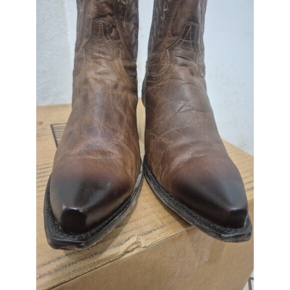 Western Daily Press - 2021-06-25 Dan Post Cowgirl boots Side Zipper Woman\'s Size 10.5M Brown DP 3631 main image 2